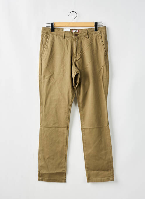 Pantalon chino marron JACK & JONES pour homme