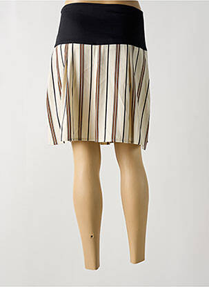 Jupe courte beige PAUL BRIAL femme