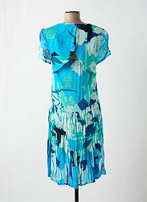 Robe mi-longue bleu PAUL BRIAL femme