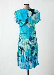 Robe mi-longue bleu PAUL BRIAL pour femme seconde vue