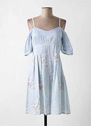 Robe courte bleu PAUL BRIAL femme