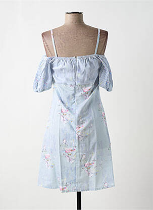 Robe courte bleu PAUL BRIAL femme