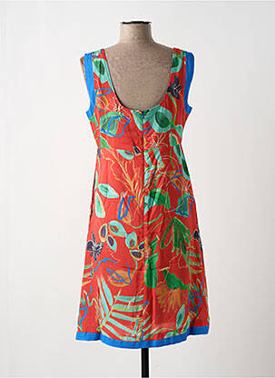 Robe mi-longue rouge PAUL BRIAL femme
