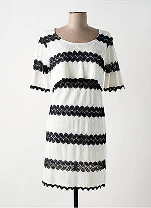 Robe mi-longue noir PAUL BRIAL femme