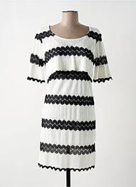 Robe mi-longue noir PAUL BRIAL femme