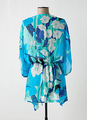 Veste kimono bleu PAUL BRIAL femme