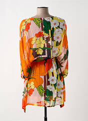 Veste kimono orange PAUL BRIAL pour femme seconde vue