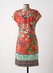 Robe mi-longue rouge PAUL BRIAL pour femme seconde vue