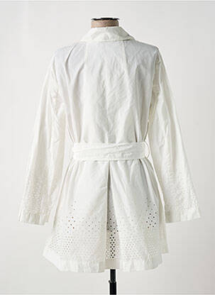 Trench blanc PAUL BRIAL femme