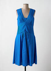 Robe mi-longue bleu PAUL BRIAL pour femme seconde vue