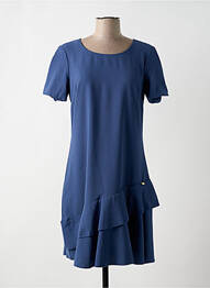Robe mi-longue bleu PAUL BRIAL femme