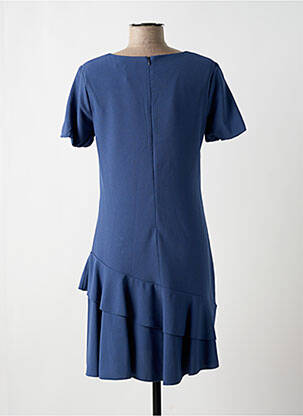 Robe mi-longue bleu PAUL BRIAL femme