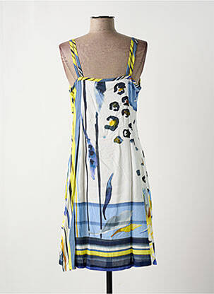Robe mi-longue jaune PAUL BRIAL femme