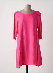 Robe mi-longue rose PAUL BRIAL pour femme seconde vue