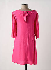 Robe mi-longue rose PAUL BRIAL pour femme seconde vue