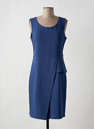 Robe mi-longue bleu PAUL BRIAL femme