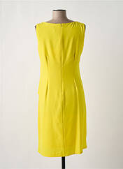 Robe mi-longue jaune PAUL BRIAL pour femme seconde vue