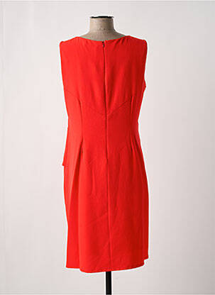 Robe mi-longue orange PAUL BRIAL femme