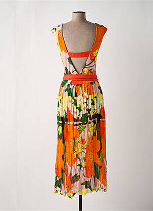 Robe longue orange PAUL BRIAL femme