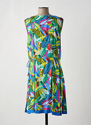 Robe mi-longue vert PAUL BRIAL femme