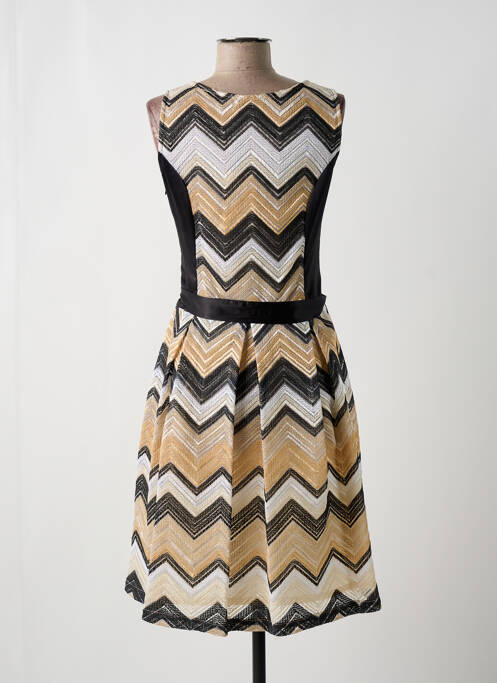 Robe mi-longue beige PAUL BRIAL femme