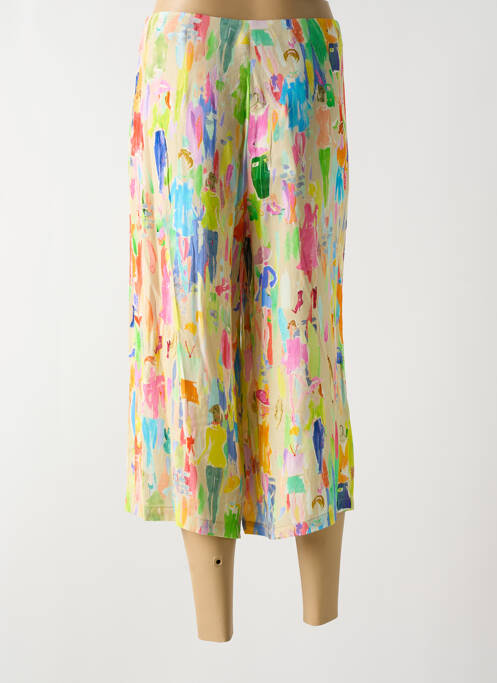 Pantacourt vert PAUL BRIAL pour femme