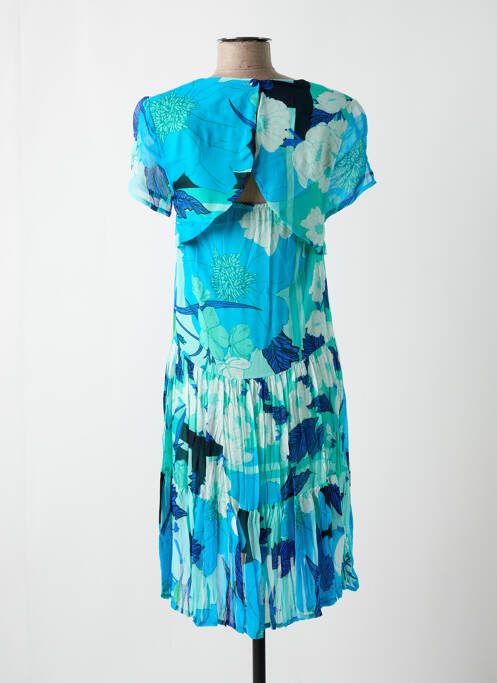 Robe mi-longue bleu PAUL BRIAL pour femme