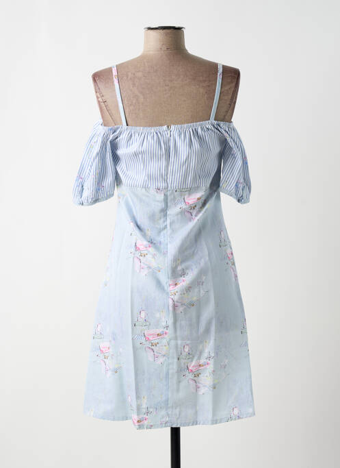 Robe courte bleu PAUL BRIAL pour femme