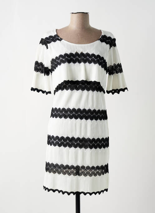 Robe mi-longue noir PAUL BRIAL pour femme