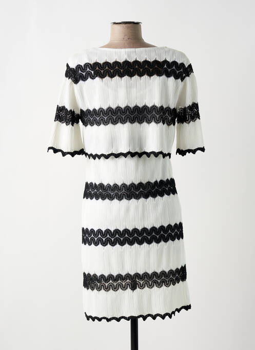 Robe mi-longue noir PAUL BRIAL pour femme