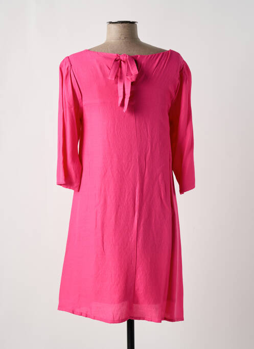 Robe courte rose PAUL BRIAL pour femme