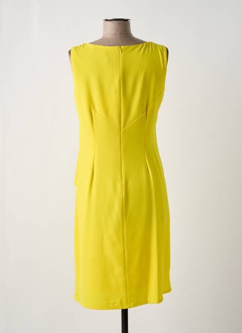 Robe mi-longue jaune PAUL BRIAL pour femme