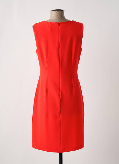 Robe mi-longue orange PAUL BRIAL pour femme
