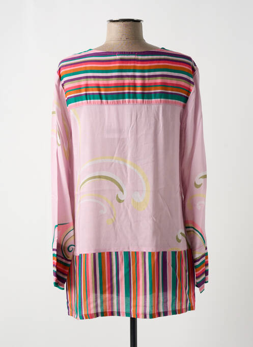 Tunique manches longues rose PAUL BRIAL pour femme