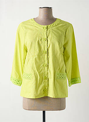 Veste casual vert PAUL BRIAL femme