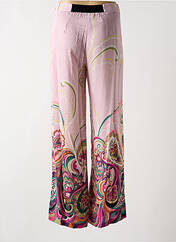 Pantalon large rose PAUL BRIAL pour femme seconde vue