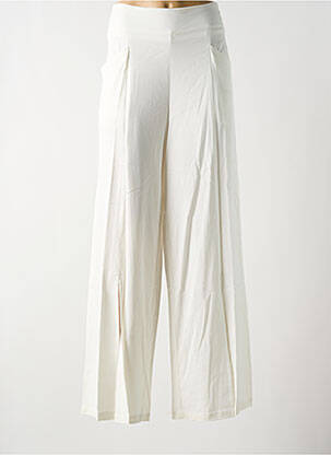 Pantalon flare blanc PAUL BRIAL femme