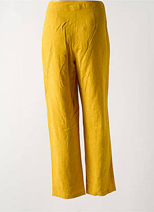 Pantalon droit jaune PAUL BRIAL femme