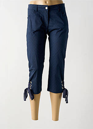 Pantacourt bleu PAUL BRIAL femme