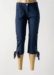 Pantacourt bleu PAUL BRIAL femme