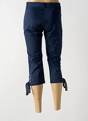 Pantacourt bleu PAUL BRIAL femme