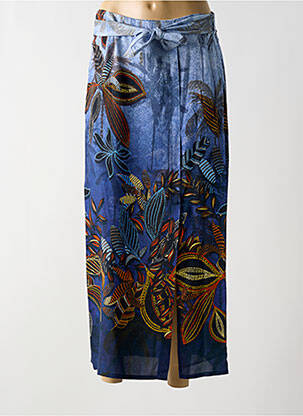 Jupe longue bleu PAUL BRIAL femme