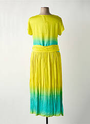 Robe longue jaune PAUL BRIAL pour femme seconde vue