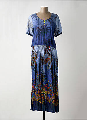 Robe longue bleu PAUL BRIAL femme