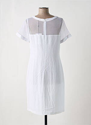 Robe mi-longue blanc PAUL BRIAL femme