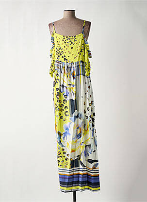 Robe longue jaune PAUL BRIAL femme