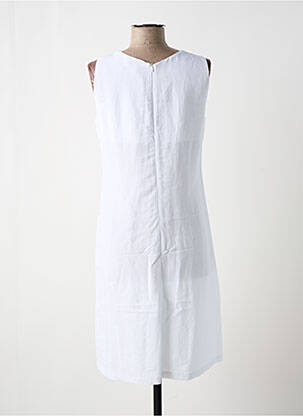 Robe mi-longue blanc PAUL BRIAL femme