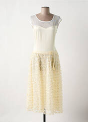 Robe mi-longue ivoire PAUL BRIAL pour femme seconde vue