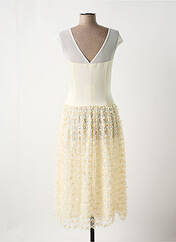 Robe mi-longue ivoire PAUL BRIAL pour femme seconde vue