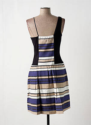 Robe mi-longue noir PAUL BRIAL femme